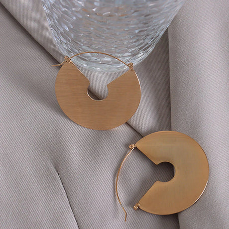 Bullion Gold Grande Rose Gold Hoop Earrings