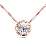 Krystal Couture Bezel Necklace Embellished with SWAROVSKI Crystals