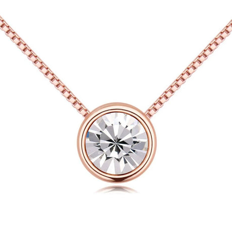 Krystal Couture Bezel Necklace Embellished with SWAROVSKI Crystals