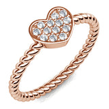 Boxed Krystal Couture Sensational Lux Watch with Ring Set Embellished Crystals from SWAROVSKI® in Rose Gold