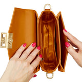 SAINT HONORE - Small trotter BAG - BROWN