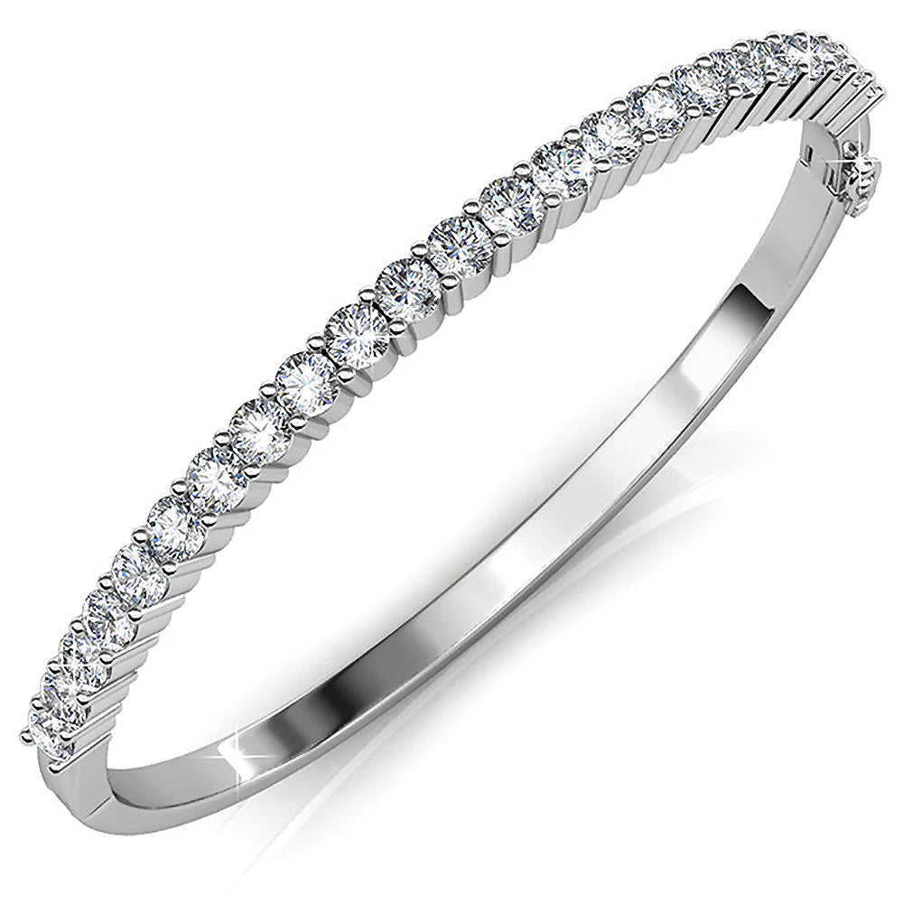 Krystal Couture Grandeur Bangle Embellished with SWAROVSKI Crystals