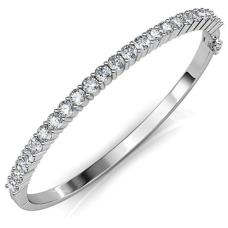 Krystal Couture Grandeur Bangle Embellished with SWAROVSKI Crystals