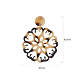 Obsession Kaleidoscopic Drop Earrings Gold