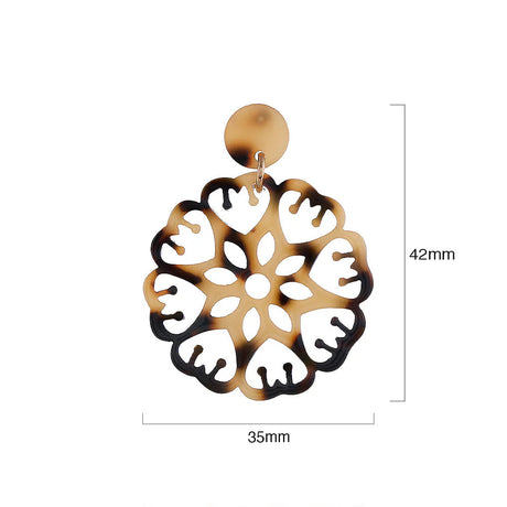 Obsession Kaleidoscopic Drop Earrings Gold