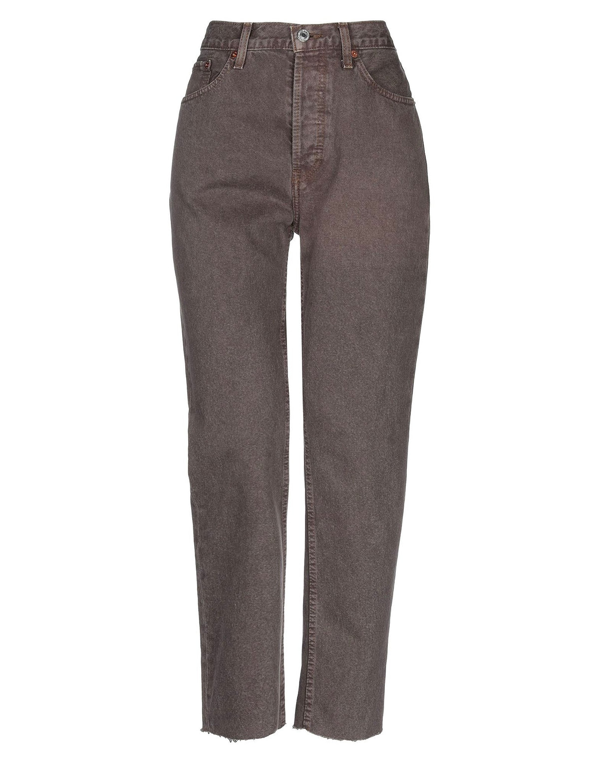 Re/Done Womens Jeans - Chocolate brown