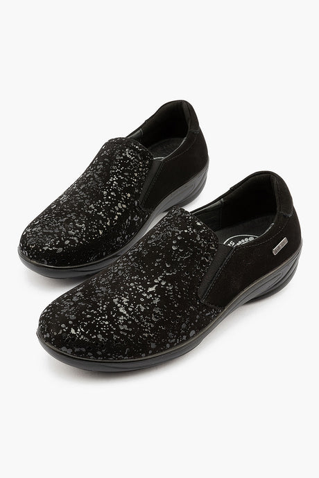 G Comfort Women's P 9519 Black Stretch