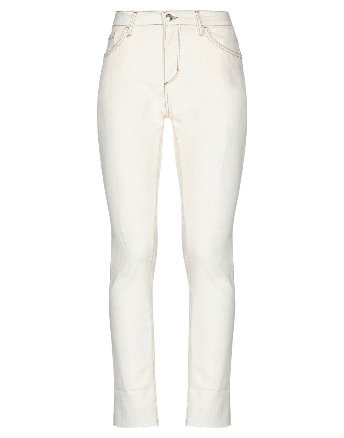 Merci Italia Womens Jeans - Ivory
