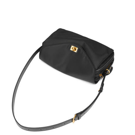 BAMEI Water-Resistant Ballistic Nylon Crossbody Bag - Black
