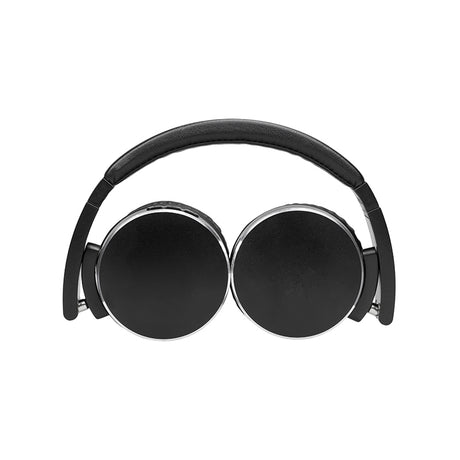 TODO Stereo Bluetooth 5.0 Headphones Earphones Rechargeable Battery Neodymium Driver - Black