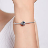 Solid 925 Sterling Silver Fairies Forest Pandora Inspired Bead Charm