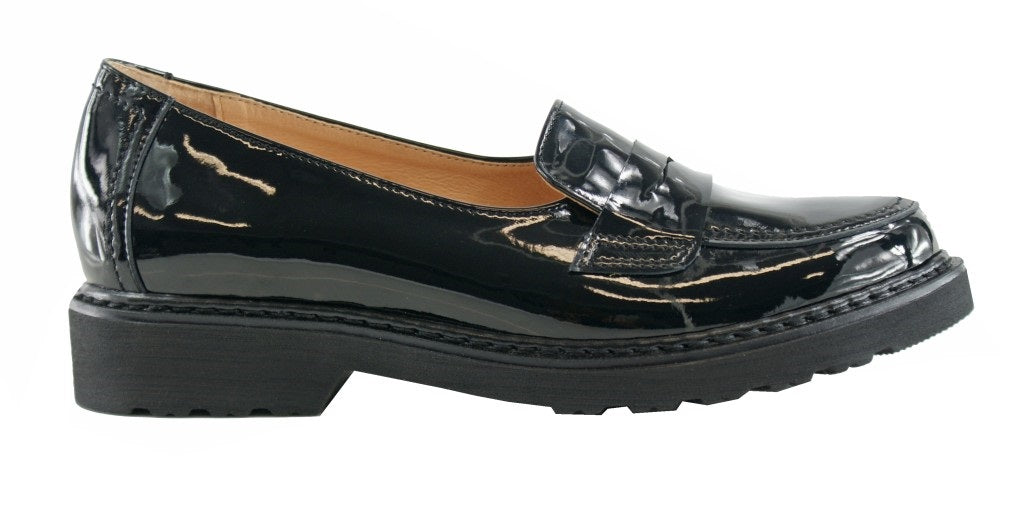 Bosccolo Womens Moccasin - Black