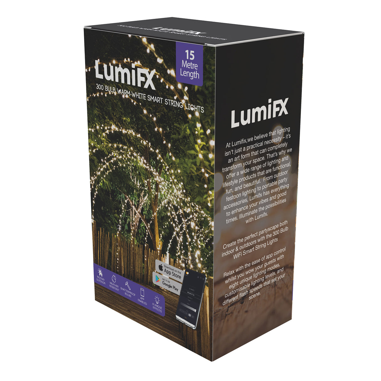 LumiFx 300 LED Wifi Smart String Lights