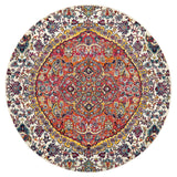 Museum 867 Rust Round Rug