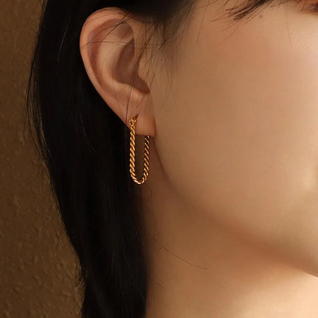 Bullion Gold Chic Gold Dangle Earrings