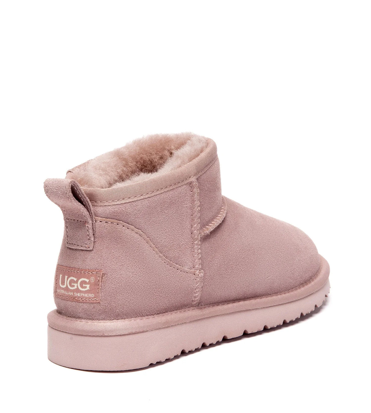 Julia Cow Suede Boots in Dawn Pink