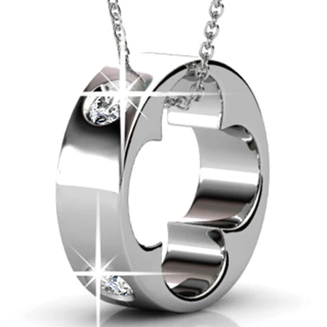 Boxed Necklace and Earrings Set Embellished with SWAROVSKI® Crystals