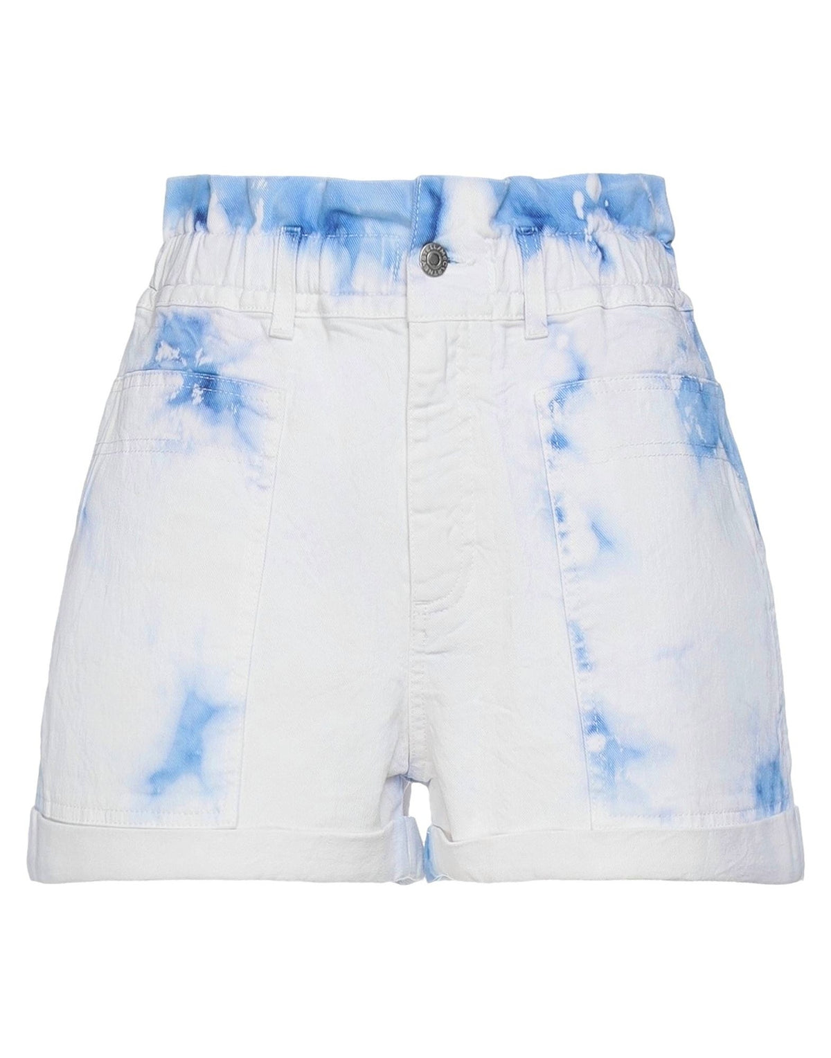 Stella Mccartney Womens Denim Shorts - White