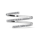 Krystal Couture Twirler Ring Embellished with SWAROVSKI Crystals