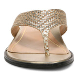 Vionic Agave Toe Post Sandal - Gold