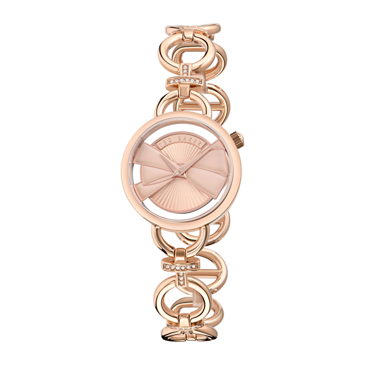 Ted Baker Womens Lilabel Bow Rose 28mm Gold-Tone Bracelet Watch