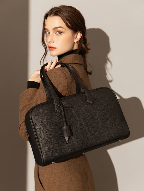 Aspen Top Handle Bag - Black