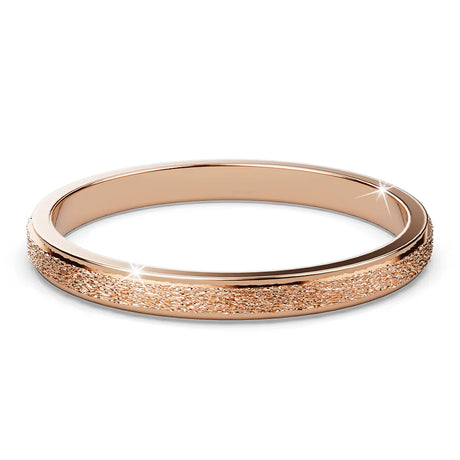 Bullion Gold Deva Glitter Textured Stacker Ring