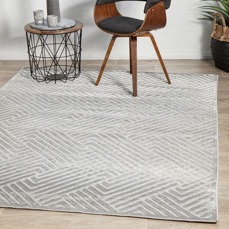York Cindy Silver Rug