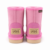 Australian Leather Ugg Kids Classic Short - Pink - AU8
