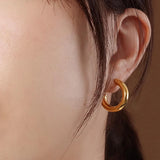 Bullion Gold Erica Gold Hoop Earrings