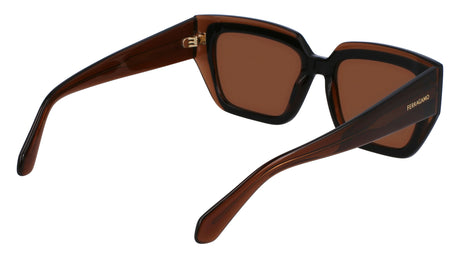 Salvatore Ferragamo SF2002S Womens Sunglasses - Transparent Brown/Brown