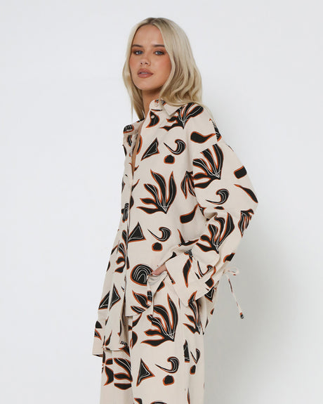 Lost In Lunar Women's Vera Shirt - Fall Print