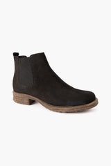 Silver Lining Tahlia Black Nubuck Punched