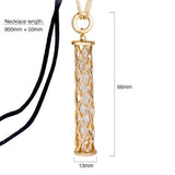 Krystal Couture Krystal Hour Glass Long Necklace Embellished with SWAROVSKI Crystals