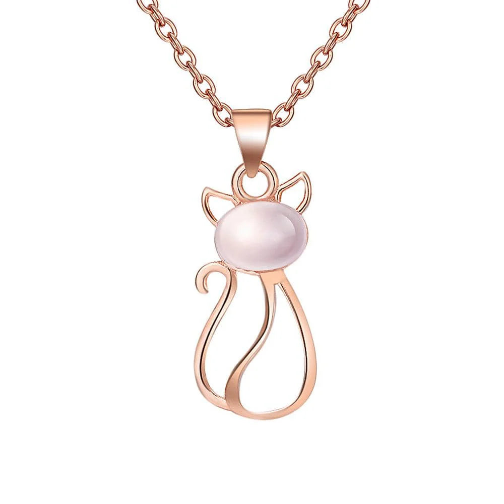 Wonder Cat Opal Necklace