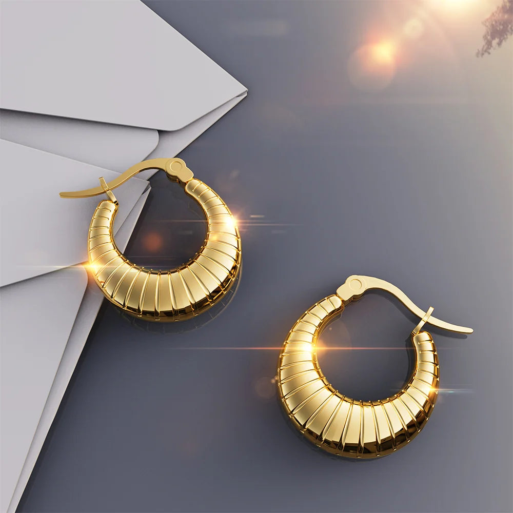 Bullion Gold Sierra Gold Hoop Earrings