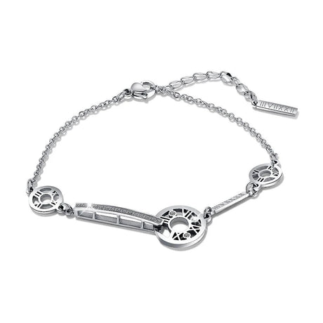 Bullion Gold Eunice Bracelet in White Gold