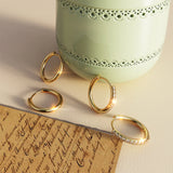 Bullion Gold Circle Gold Dangle Hoop Earrings