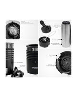 TODO 300W Smoothie Maker Drink Blender 600Ml Double Wall Stainless Steel Jar - Black