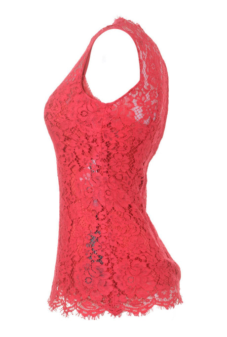 Dolce & Gabbana Women Laced Sleeveless Top