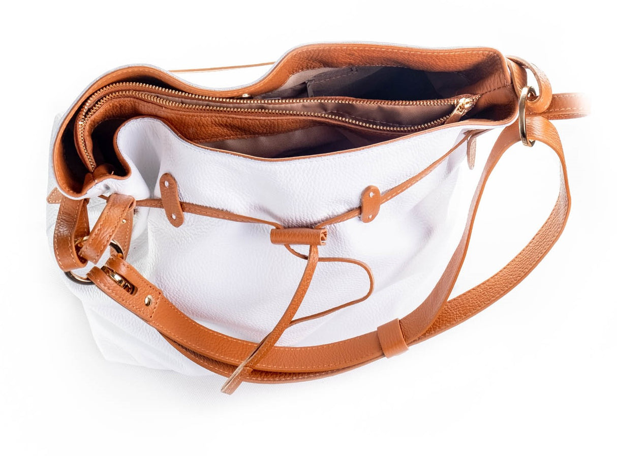 Bosccolo Drawstring Bag - White