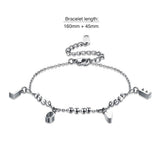 Bullion Gold Love Charm Bracelet