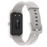 TODO Fitness Tracker Smart Watch BT 5.0 1.47" Display Thermometer BPM Monitor - Silver