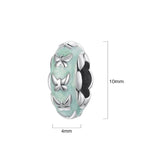 Solid 925 Signature Silver Lucy Sky Blue Charm