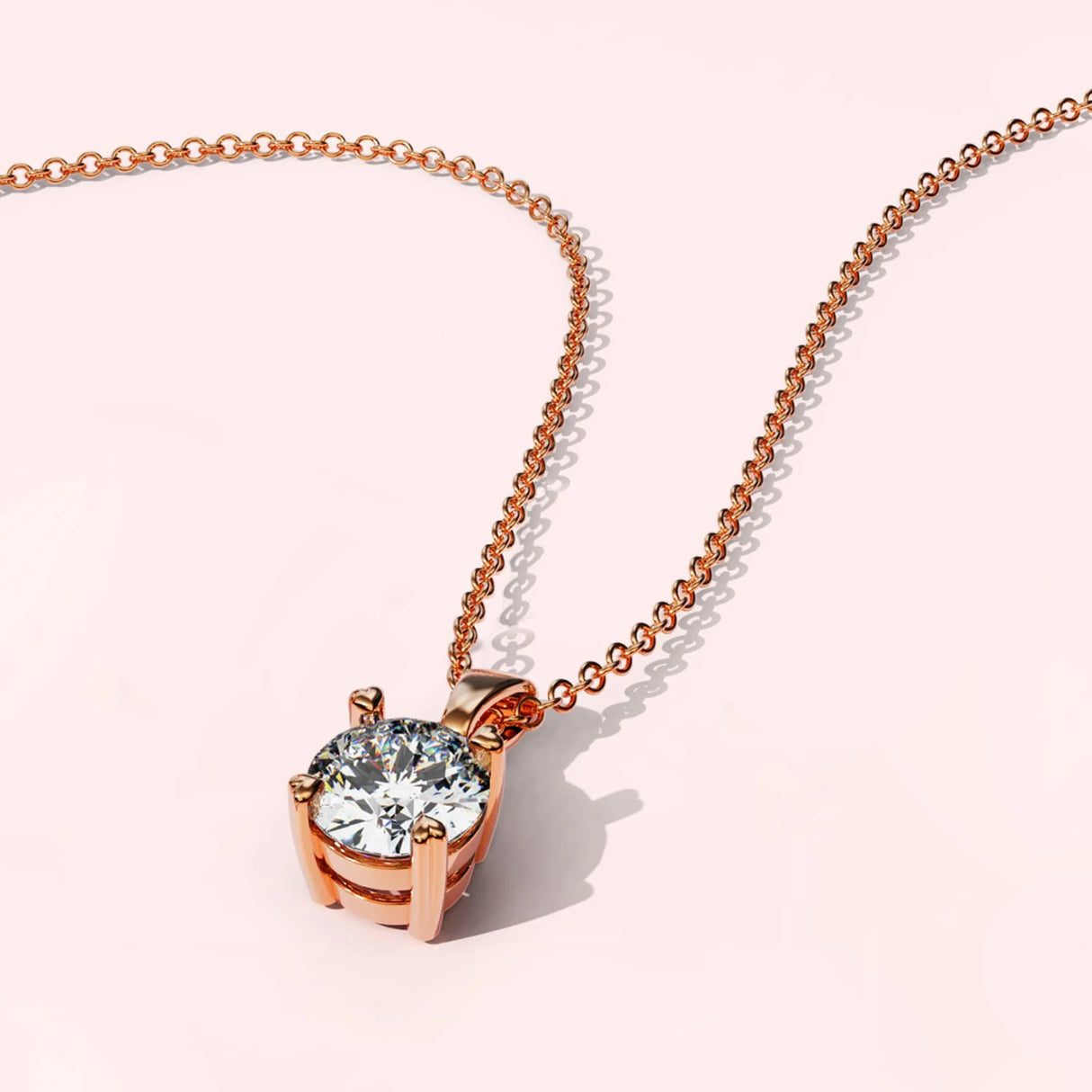 Krystal Couture Solitaire Pendant Necklace Embellished with SWAROVSKI Crystals