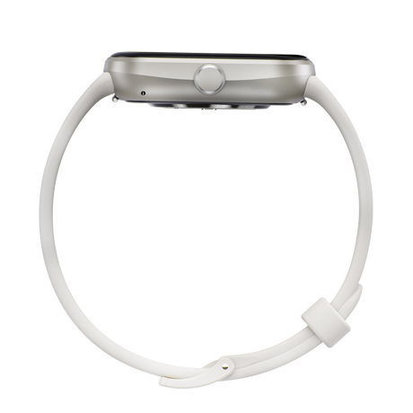 Bluetooth Smart Watch 1.96" TFT Touch Screen Temperature Heart Rate Blood Pressure BT 5.0 - Silver