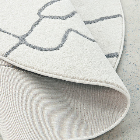 Paradise Amy Grey Round Rug