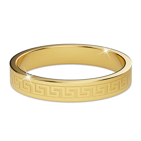 Bullion Gold Javaid Meander Ring in Gold