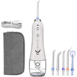 TODO Rechargeable Water Dental Jet Pick Flosser 5 Mode 110 PSI 2000mAh 3.7V Travel Oral Irrigator
