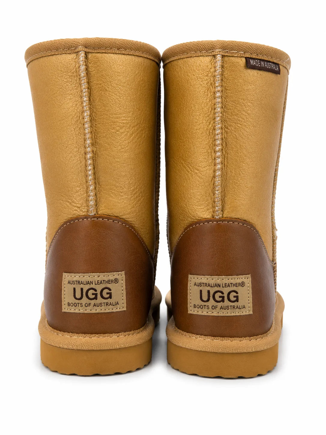 Australian Leather Ugg Classic Short - Gold - AU7